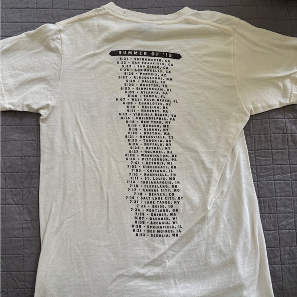 The Fray vintage Graphic concert T-Shirt summer 2015 size small - Picture 2 of 2
